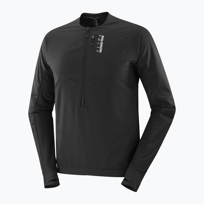Bluza do biegania męska Salomon Ultra Fleece Deep Black 8