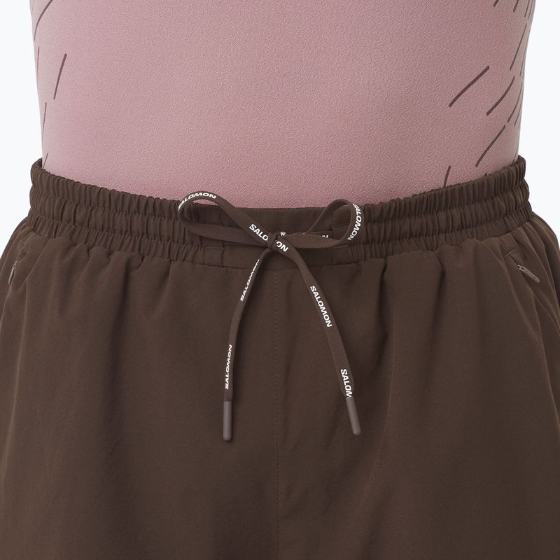 Spodenki do biegania męskie Salomon SHAKEout Core 5" coffe bean 3