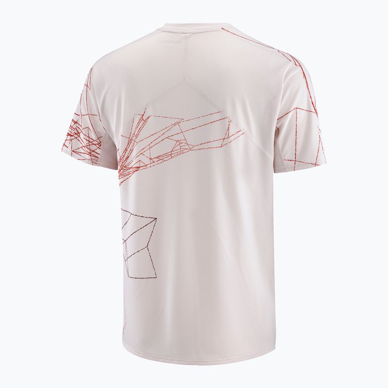 Koszulka do biegania męska Salomon S/Lab Speed Tee lilac ash/fiery red 5