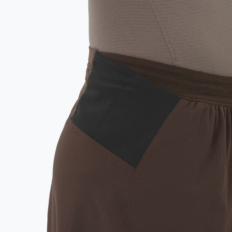 Spodenki do biegania męskie Salomon Sense Aero Stow 5" coffee bean 6