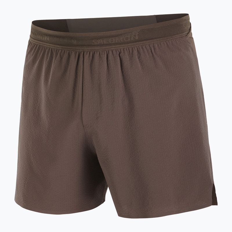 Spodenki do biegania męskie Salomon Sense Aero Stow 5" coffee bean 7