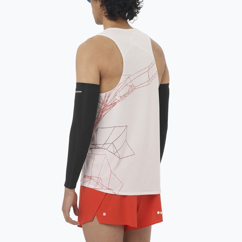 Koszulka do biegania męska Salomon S/Lab Speed Tee lilac ash/fiery red 2