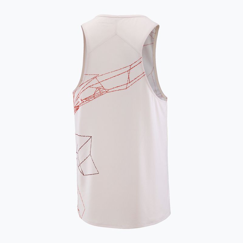 Koszulka do biegania męska Salomon S/Lab Speed Tee lilac ash/fiery red 5