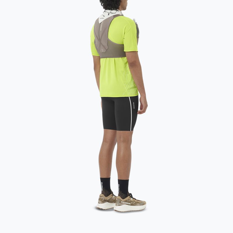 Koszulka do biegania męska Salomon Sense Aero SS Tee GFX acid lime 2