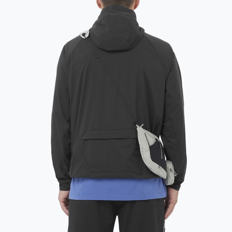 Kurtka przeciwwiatrowa męska Salomon Outwind Full Zip deep black 2