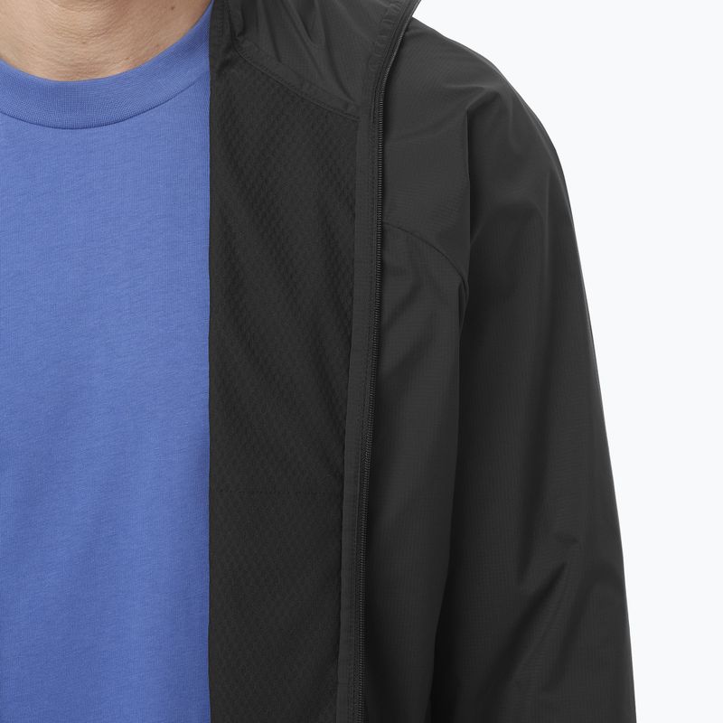 Kurtka przeciwwiatrowa męska Salomon Outwind Full Zip deep black 6