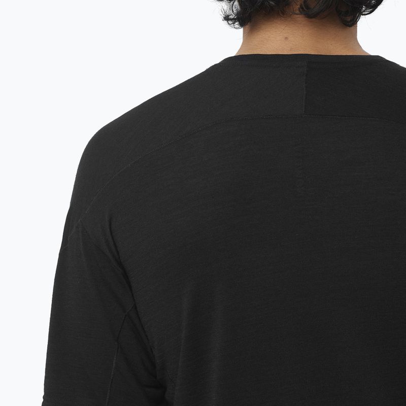 Koszulka do biegania męska  Salomon Ultra Tee deep black 4