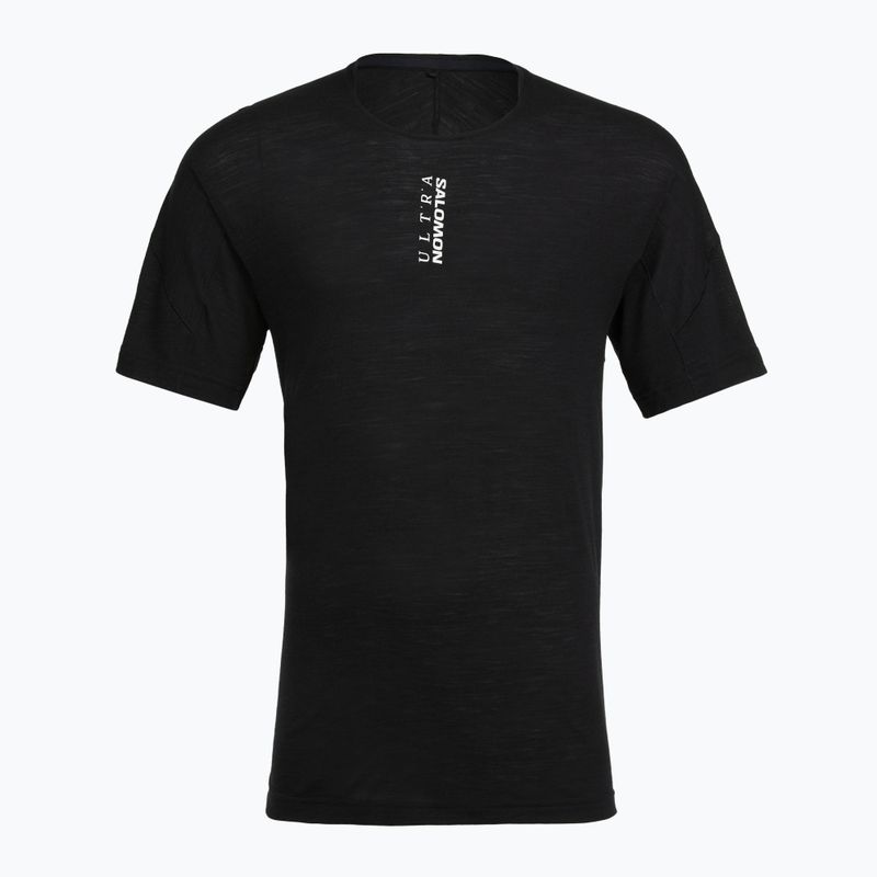 Koszulka do biegania męska  Salomon Ultra Tee deep black 5