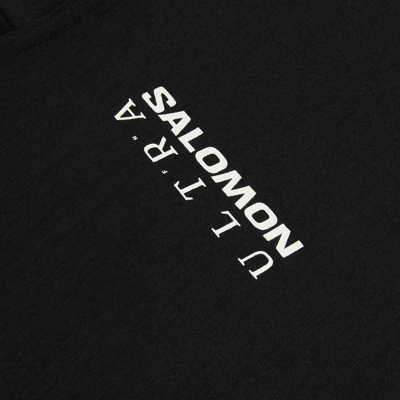 Koszulka do biegania męska  Salomon Ultra Tee deep black 7