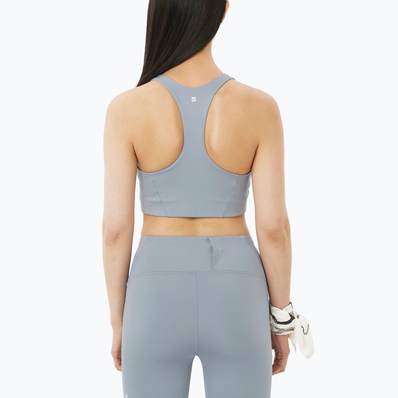 Biustonosz treningowy Salomon SHAKEout Core trade winds 2