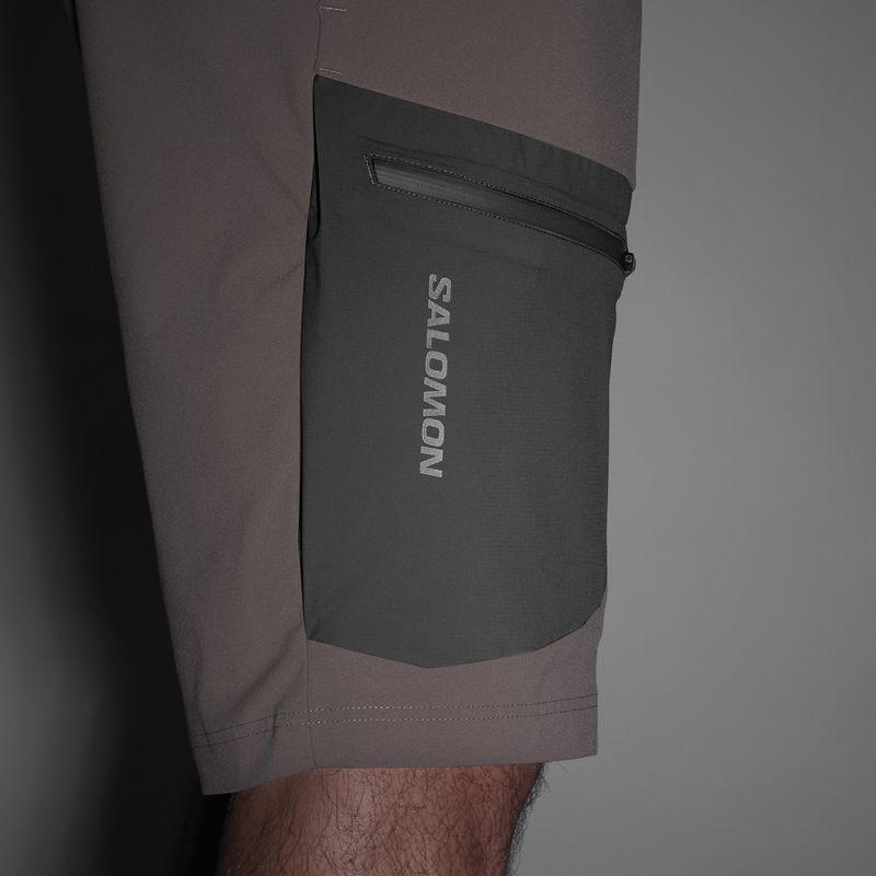 Spodenki trekkingowe męskie Salomon Outerpath Utility iron 7