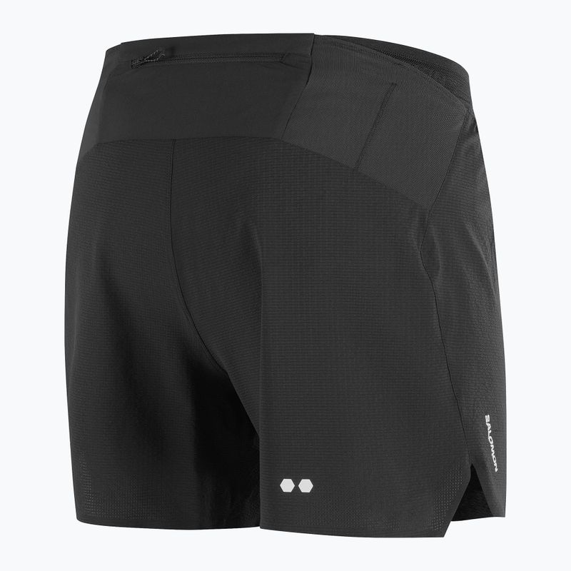 Spodenki do biegania męskie Salomon Sense Aero Stow 5" deep black 10