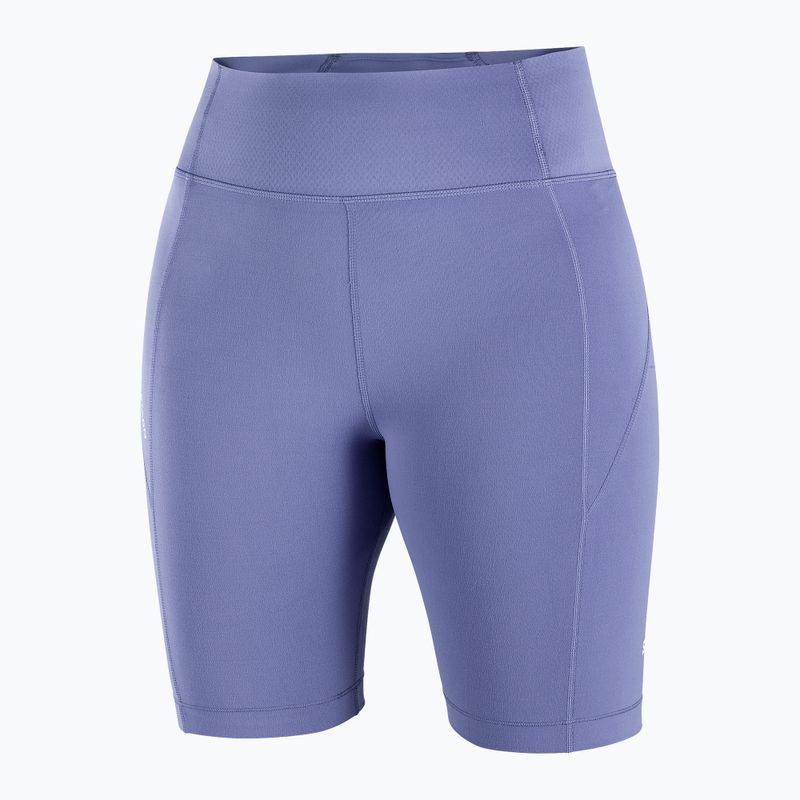 Spodenki do biegania damskie Salomon Shakeout Blis Tight 8" marlin 3