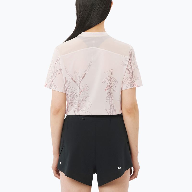 Koszulka do biegania damska Salomon S/Lab Ultra Tee Aop lilac ash 2