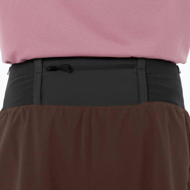 Spodenki do biegania męskie Salomon Sense Aero 2IN1 5" coffee bean 5