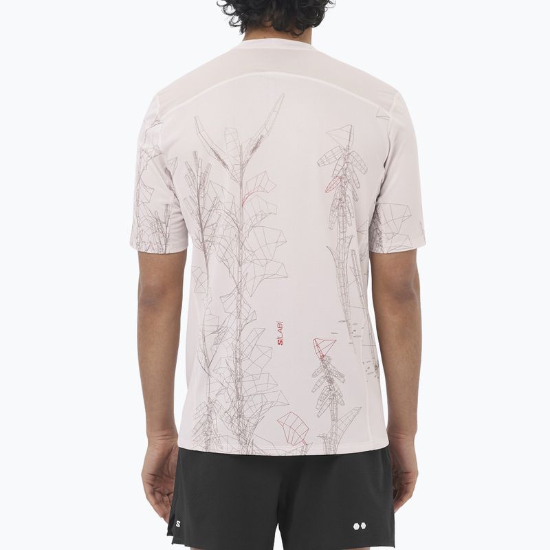 Koszulka do biegania męska Salomon S/Lab Ultra Tee Aop lilac ash 2