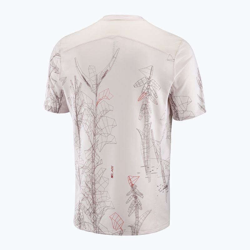 Koszulka do biegania męska Salomon S/Lab Ultra Tee Aop lilac ash 5