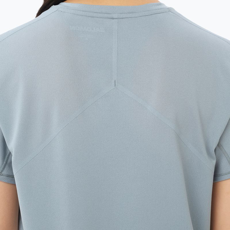 Koszulka do biegania damska Salomon Sense Aero SS Tee GFX trade winds 3