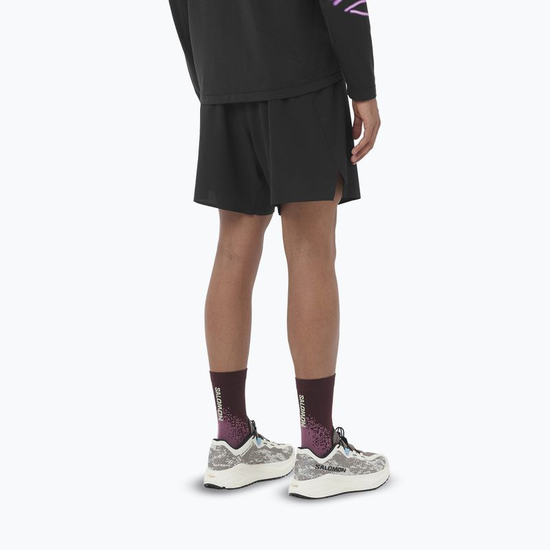 Spodenki do biegania męskie Salomon Sense Aero 7" deep black 2