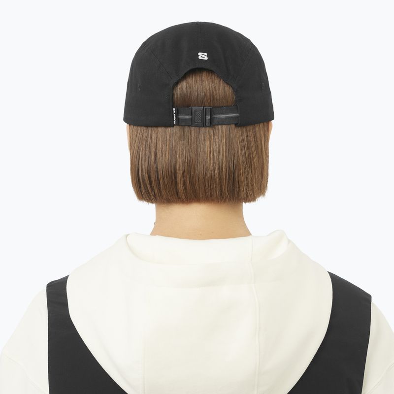 Czapka z daszkiem Salomon Wild Rays 5 Panel deep black 3