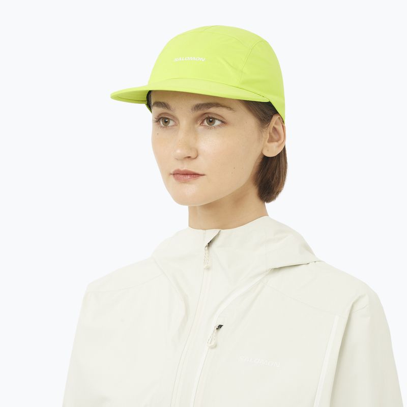 Czapka z daszkiem Salomon Bonatti Pro 5 Panel acid lime 2