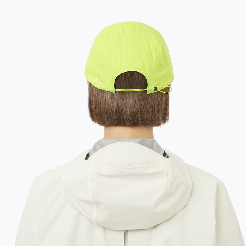 Czapka z daszkiem Salomon Bonatti Pro 5 Panel acid lime 3