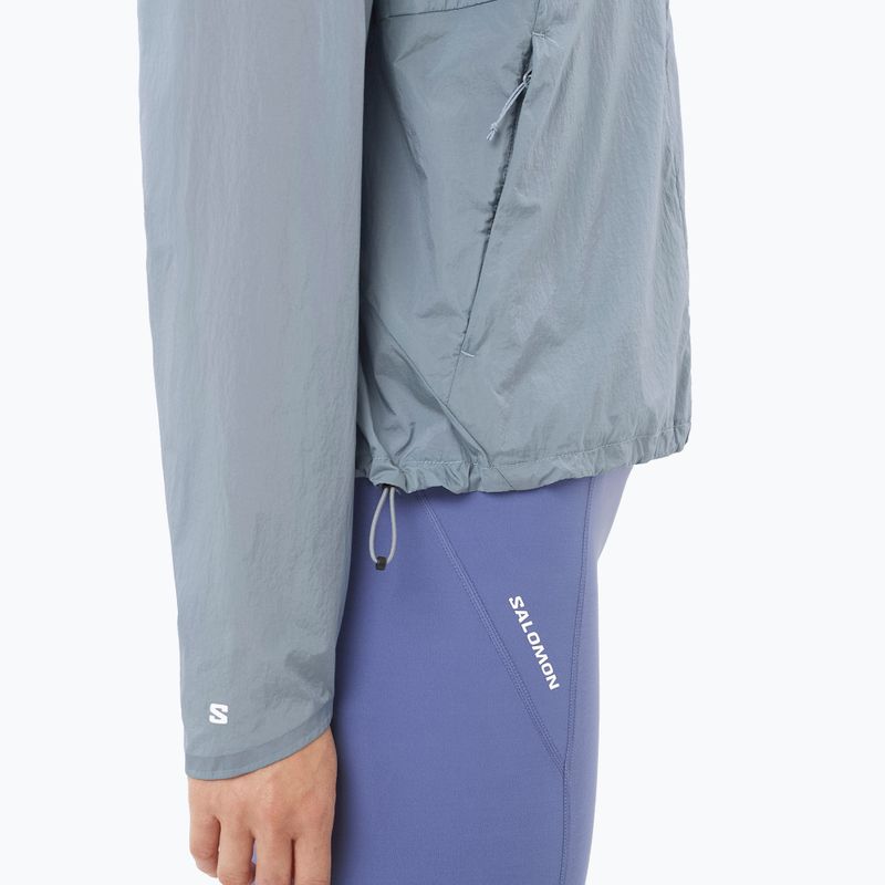 Kurtka do biegania damska Salomon Shakeout Fly trade winds 4