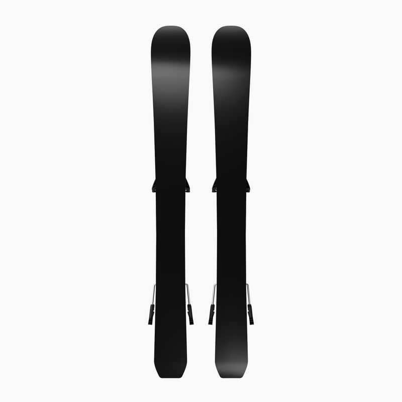 Narty zjazdowe dziecięce Salomon QST Jr Black XS + wiązania C5 GW black/neon punch 3