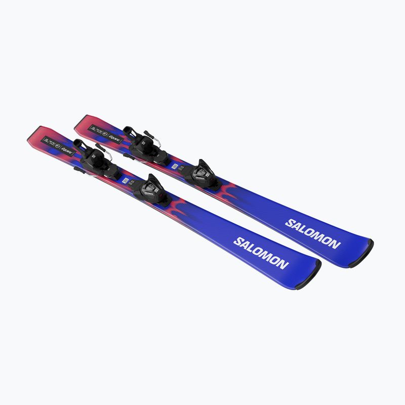 Narty zjazdowe dziecięce Salomon Equipe MT JR + wiązania L6 GW race blue/equipe red 4