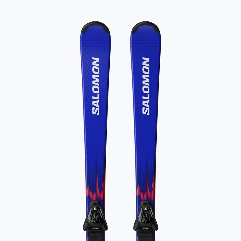 Narty zjazdowe dziecięce Salomon Equipe MT JR + wiązania L6 GW race blue/equipe red 5
