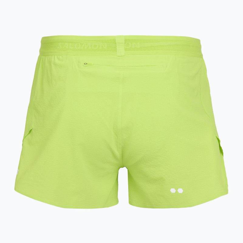 Spodenki do biegania męskie Salomon Sense Aero SPLT 3" acid lime 2
