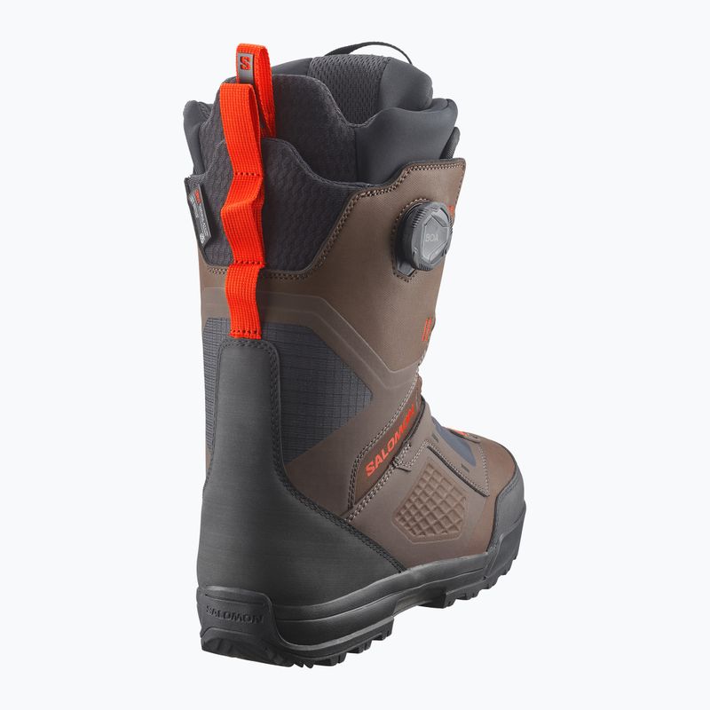 Buty snowboardowe męskie Salomon Echo Dual Boa black/wren/fiery red 2
