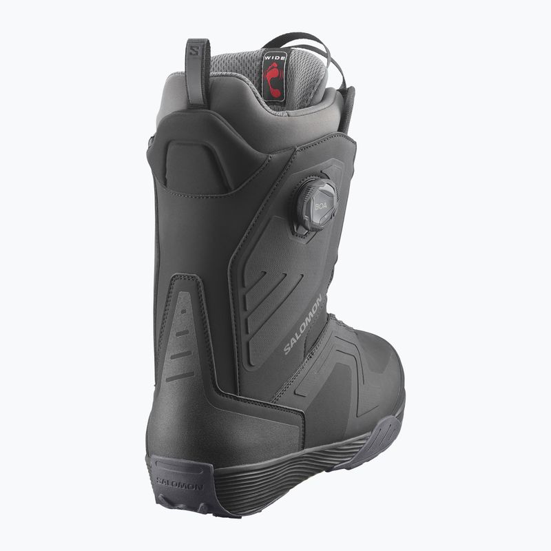 Buty snowboardowe męskie Salomon Dialogue Dual Boa Wide black/black/asphalt 2