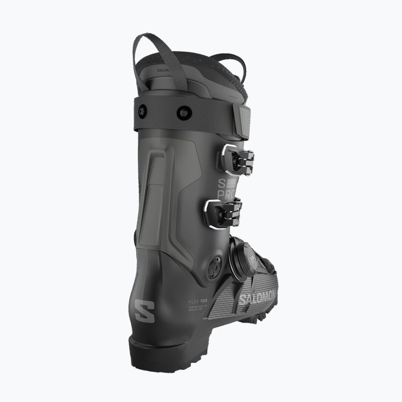Buty narciarskie męskie Salomon S/PRO Supra S Boa 100 black/beluga met/dark grey met 5