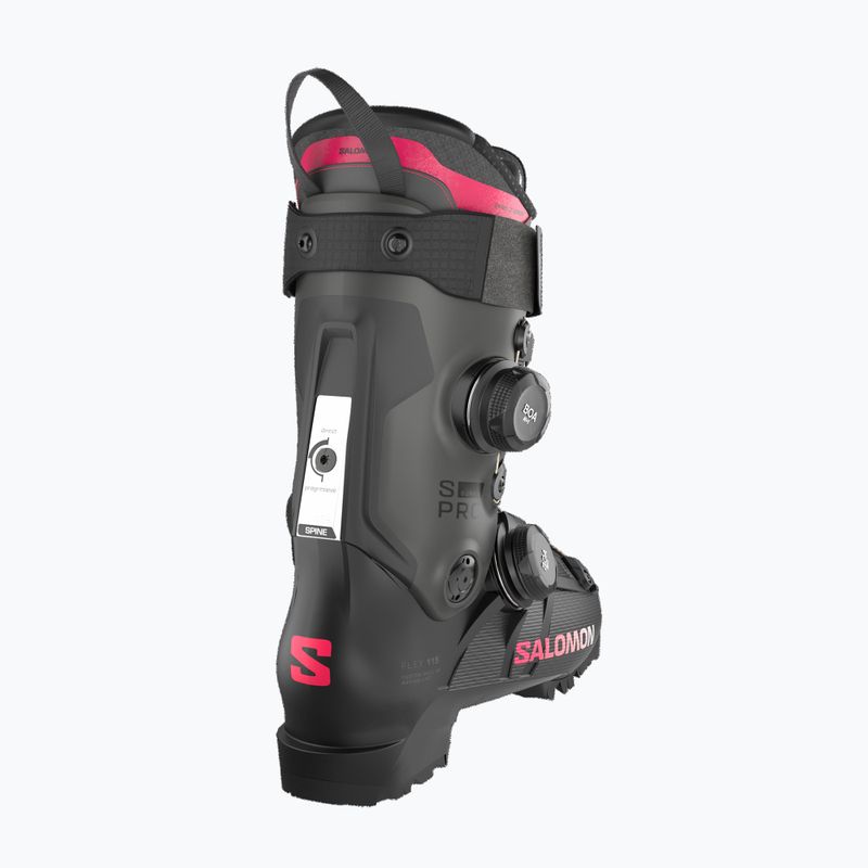 Buty narciarskie damskie Salomon S/PRO Supra Dual Boa 115 W black/beluga met/raspberry 4