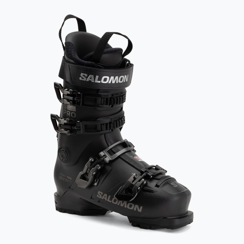 Buty narciarskie męskie Salomon S/PRO Supra 100 black/dark gray met/beluga