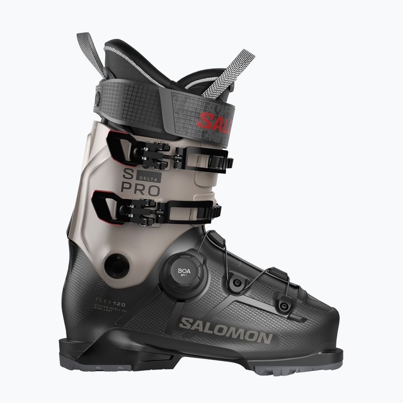 Buty narciarskie męskie Salomon S/Pro Delta Boa 120 black/roasted cashew/samba met.