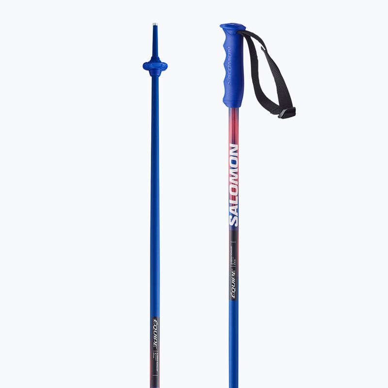 Kije narciarskie dziecięce Salomon Equipe ALU Jr race blue/red