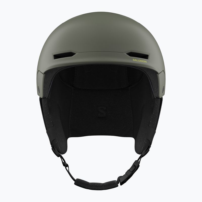 Kask narciarski dziecięcy Salomon Husk Jr castor gray 4
