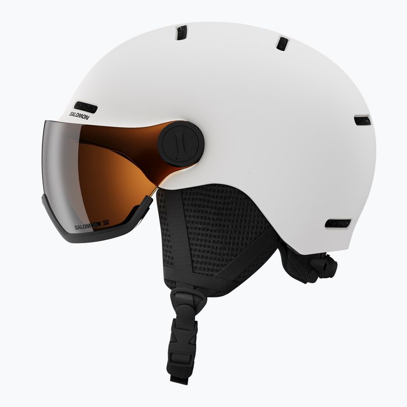 Kask narciarski dziecięcy Salomon Orka Visor Jr S2 white 3