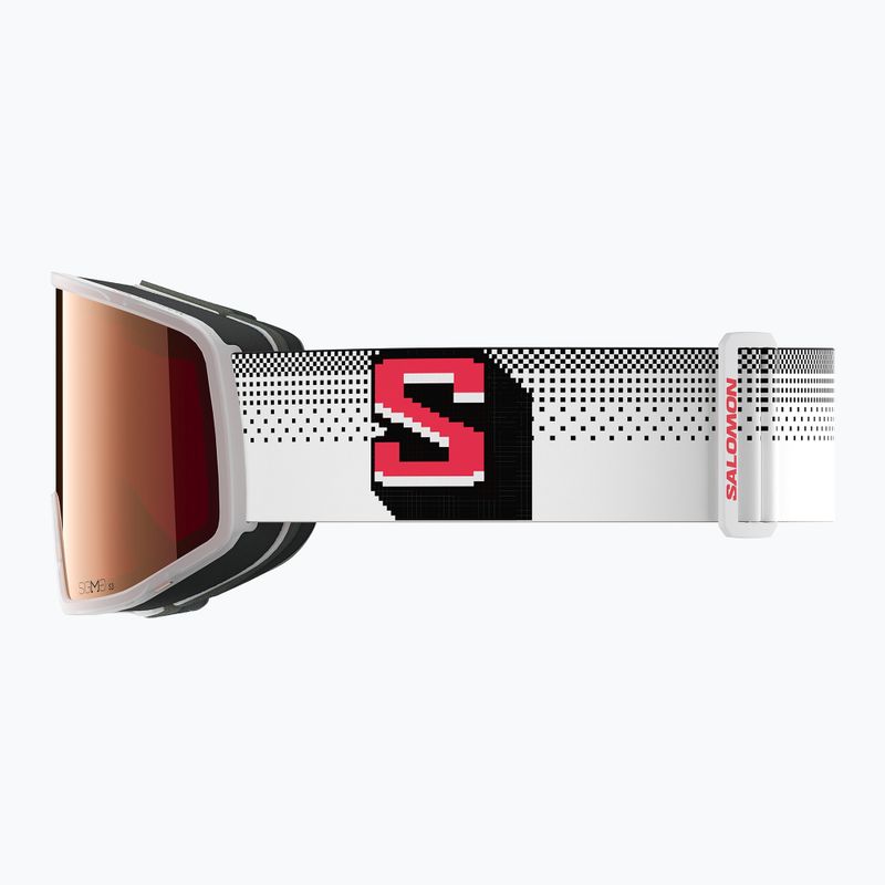 Gogle narciarskie Salomon Sentry Pro Sigma S3 translucent frozen/sigma fire red 4