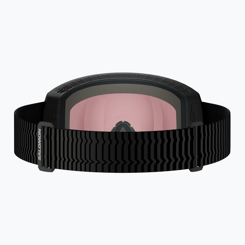 Gogle narciarskie Salomon Radium Pro Outline Sigma Photo S1-S3 black/sigma photo poppy red 3