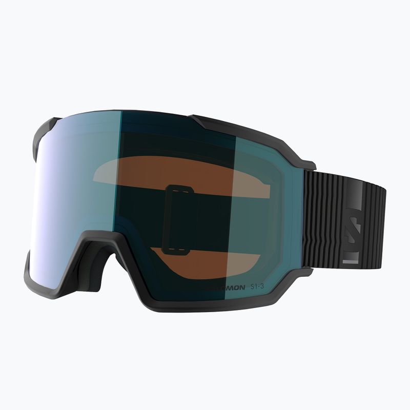 Gogle narciarskie Salomon S/View 3 Photo S1-S3 black/photo ml blue