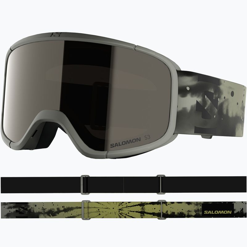 Gogle narciarskie Salomon Aksium 2.0 S S3 castor gray/ml black 2