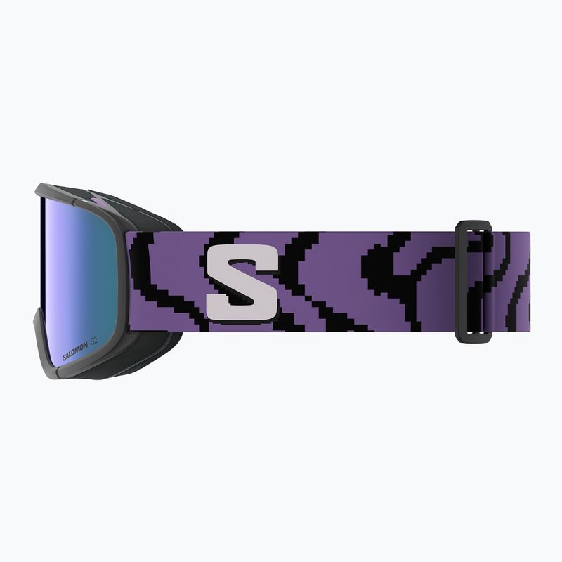 Gogle narciarskie Salomon Aksium 2.0 S S2 black pansy/ml mid blue 4