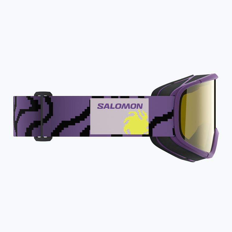 Gogle narciarskie dziecięce Salomon Lumi Acces Jr S1 pansy/flash yellow 5
