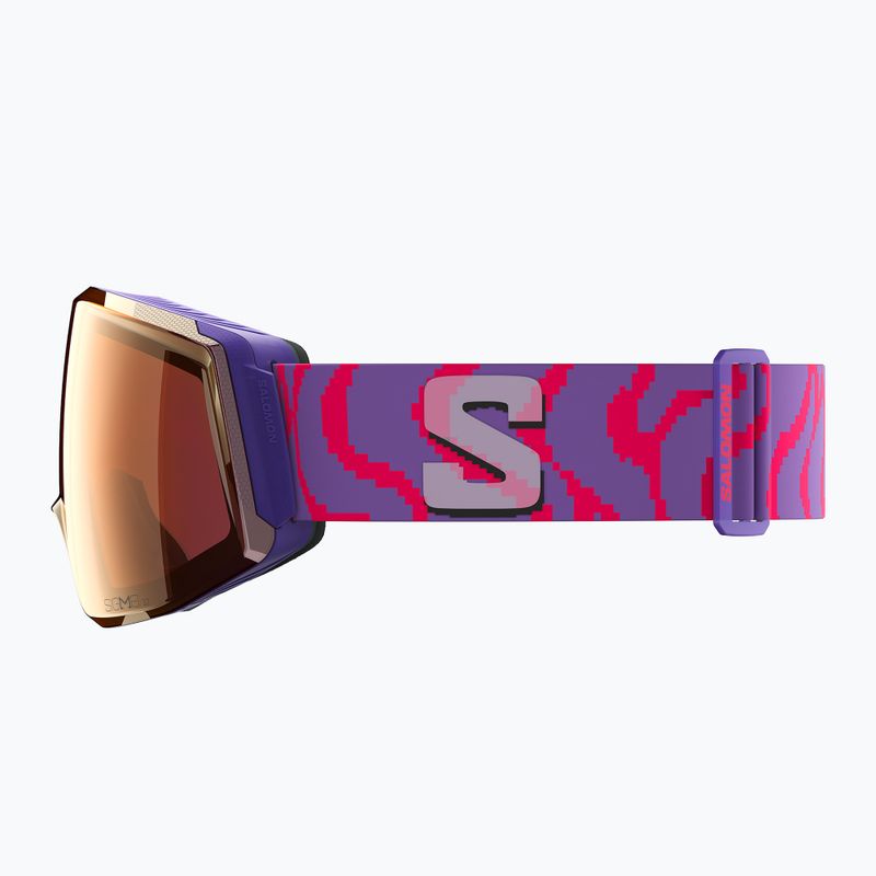 Gogle narciarskie Salomon Skarn Prime Sigma S2+S1 ultra violet/sigma copper/sigma clear pink 4