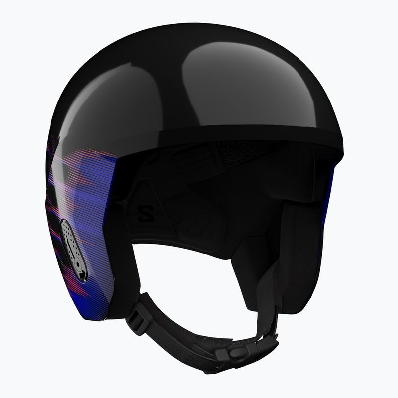 Kask narciarski dziecięcy Salomon Equipe Fis Jr black/flames