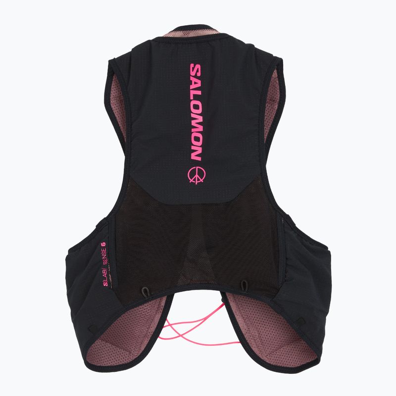 Kamizelka do biegania Salomon S/Lab Sense 6 Courtney Edition black/rose taupe 2