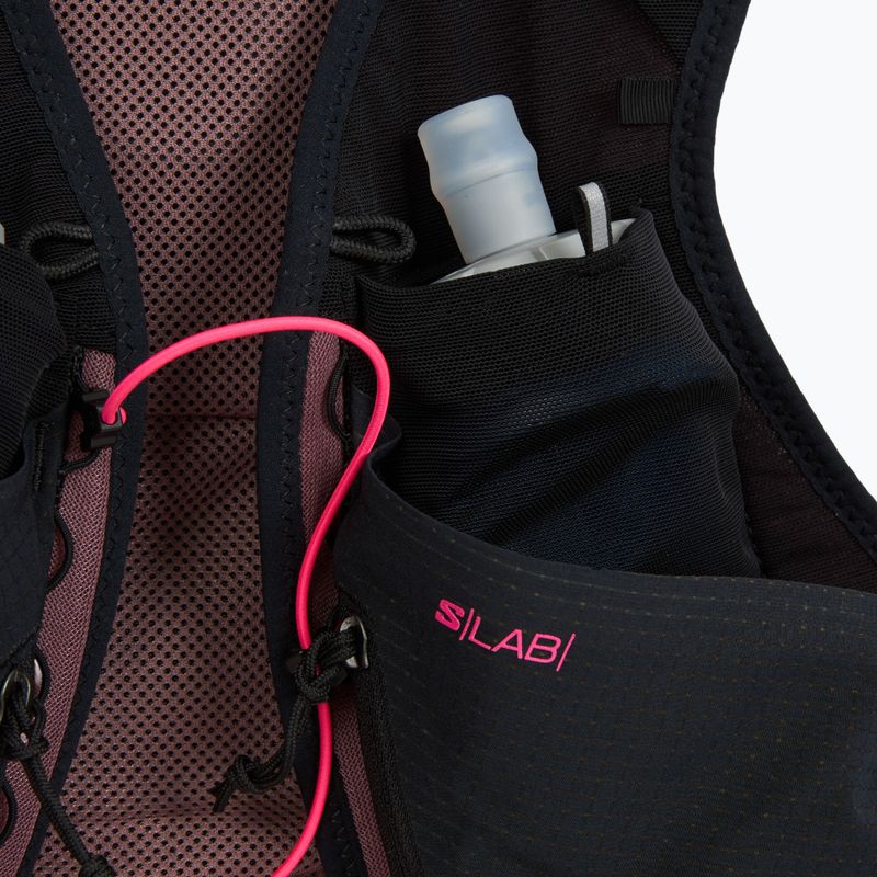 Kamizelka do biegania Salomon S/Lab Sense 6 Courtney Edition black/rose taupe 3